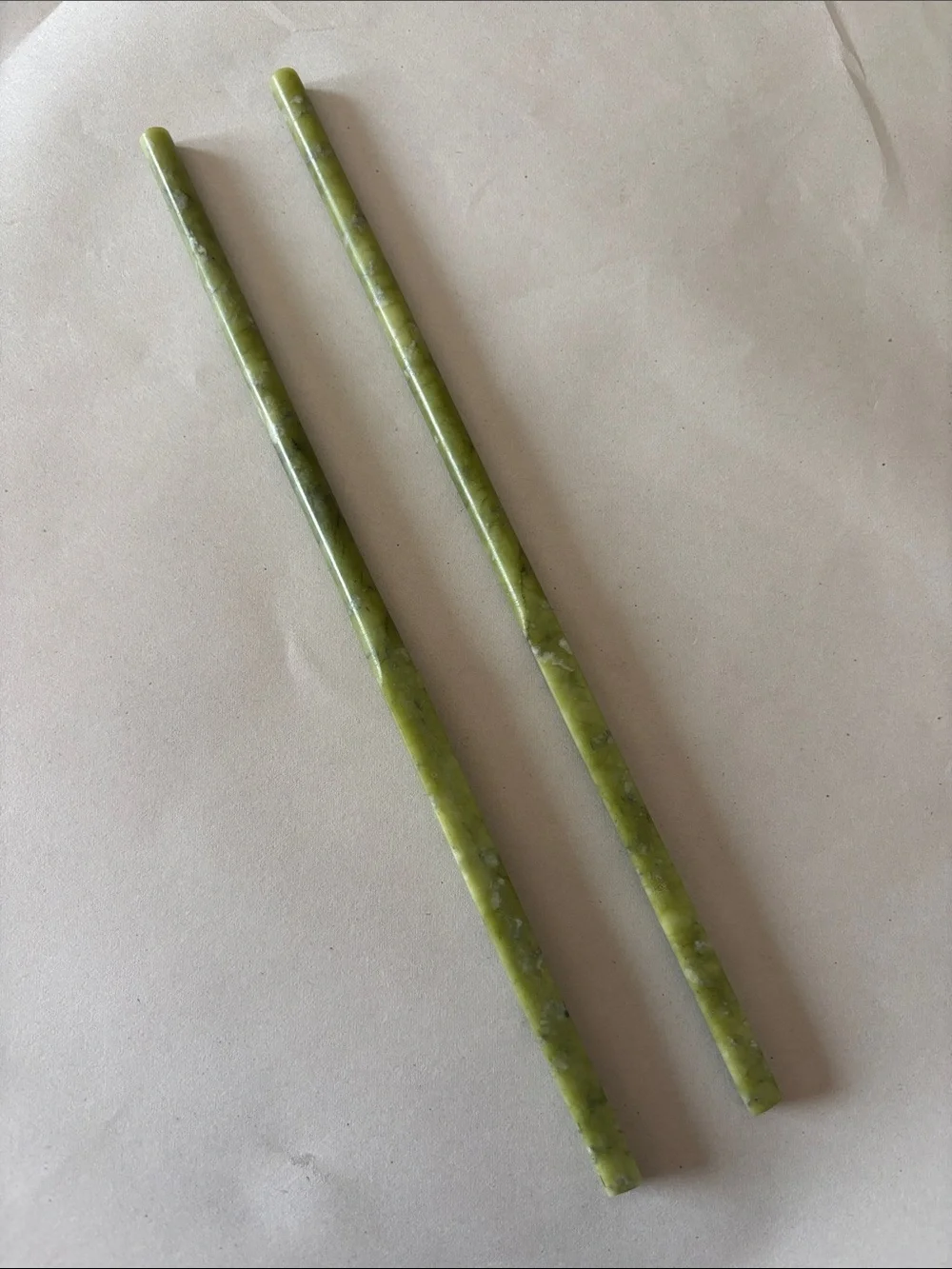 Vintage Jade Chinese Chopsticks